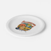 Pumpkin Halloweentown Universität Pappteller (Schrägansicht)