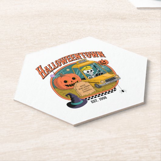 Pumpkin Halloweentown Universität Untersetzer (angewinkelt)