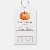 Pumpkin Hang Tag Geschenkanhänger (Vorderseite)