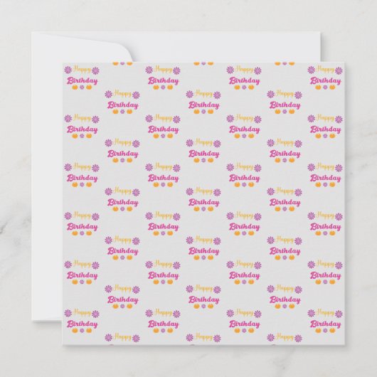 Pumpkin Happy Birthday (Vorderseite)