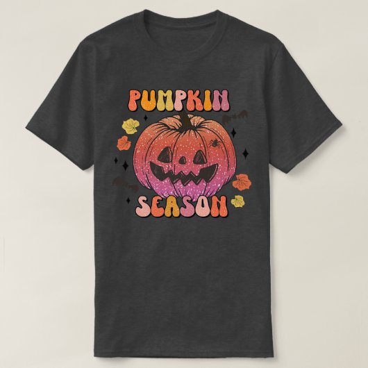 Pumpkin Happy Gefecht Pumpkin Saison Retro Fall Pr T-Shirt (Design vorne)