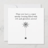 Pumpkin Happy Halloween Card Karte (Rückseite)