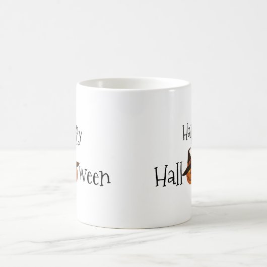 Pumpkin Happy Halloween Kaffeetasse (Mittel)