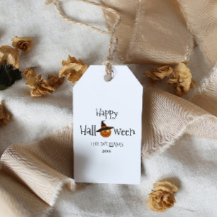 Pumpkin Happy Halloween Personalisiert Geschenkanhänger