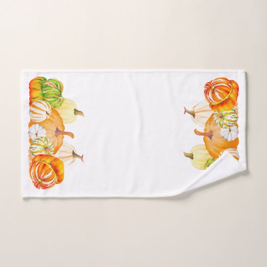 Pumpkin Harvest auf einem Badetuch-Set Badhandtuch Set (Handtuch)