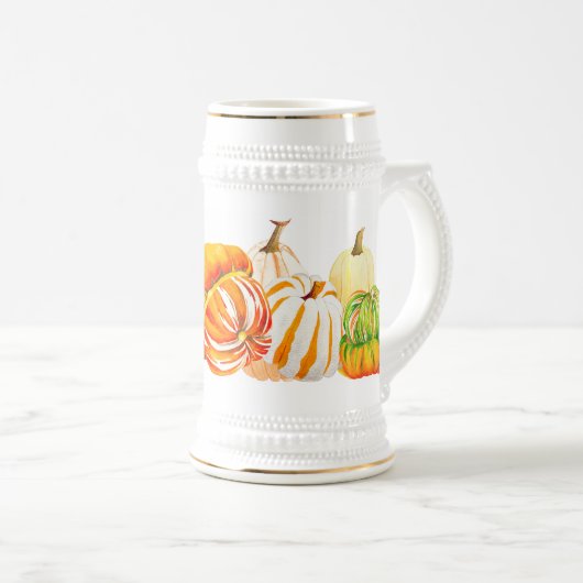 Pumpkin Harvest auf einem Stein Bierglas (VorderseiteRechts)