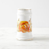 Pumpkin Harvest auf einem Stein Bierglas (Mittel)