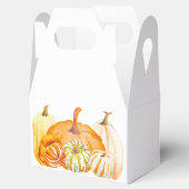 Pumpkin Harvest auf einer Gable-Favor-Box Geschenkschachtel (Geöffnet)