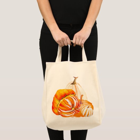 Pumpkin Harvest auf einer Tote Tasche (7-IV) (Vorderseite (Produkt))