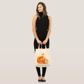 Pumpkin Harvest auf einer Tote Tasche (7-IV) (Vorderseite (Model))
