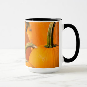 Pumpkin Harvest Black 15 oz Ringer Tasse