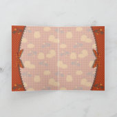 Pumpkin Harvest Card Feiertagskarte (Innenseite)