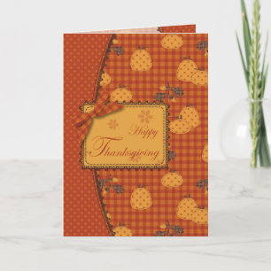 Pumpkin Harvest Card Feiertagskarte