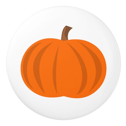 Pumpkin Harvest Fall Keramikknauf (Vorderseite)