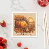 Pumpkin Harvest Festival Herbst Autumn Paper Napki Serviette (Beispiel)