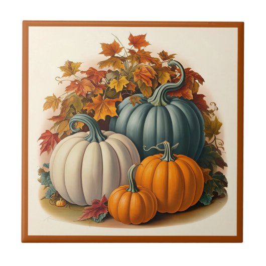 Pumpkin Harvest Fliese (Vorderseite)