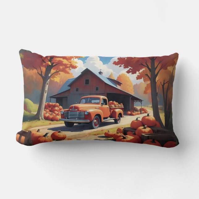 Pumpkin Harvest Lendenkissen (Vorderseite)