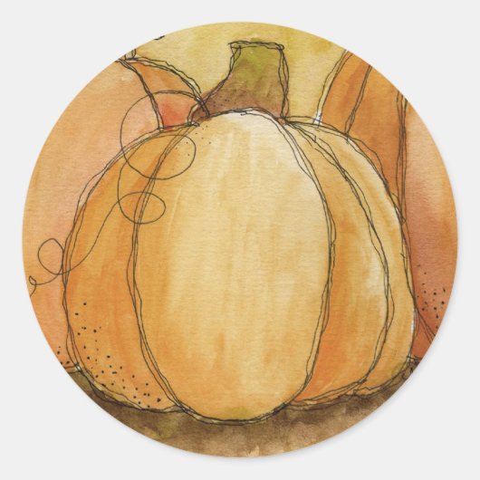 Pumpkin Harvest Sticker (Vorderseite)