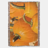Pumpkin Harvest Throw Blanket Decke (Vorderseite Vertikal)