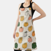 Pumpkin Harvest Vintag Seamless Muster Schürze (InSitu)