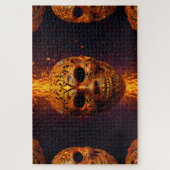 Pumpkin Head Gesichtsmasken Puzzle (Vertikal)