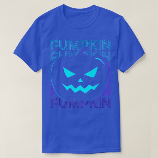 Pumpkin Head Kürbislaterne Halloween Retro T-Shirt (Design vorne)