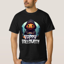 Pumpkin Head mit Candy Happy Halloween