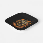 Pumpkin Head Pappteller (Gewinkelt)