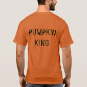 Pumpkin Head Scarecrow Spooky Halloween Bl C6 T-Shirt (Rückseite)