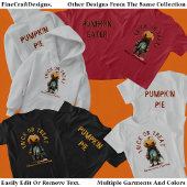 Pumpkin Head Scarecrow Spooky Halloween Bu C6 T-Shirt