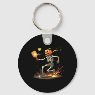 Pumpkin Head Skeleton Picklebyll Halloween Spooky Schlüsselanhänger