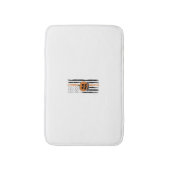 Pumpkin Head US Flag Badematte (Vorderseite Vertikal)