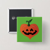 Pumpkin Heart Button (Vorne & Hinten)