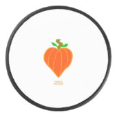 Pumpkin Heart Hockey Puck (Vorderseite)