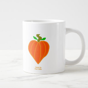 Pumpkin Heart Jumbo Tasse