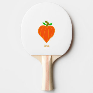 Pumpkin Heart Ping Pong Paddle Tischtennis Schläger
