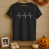 Pumpkin Heartbeat Schwangerschaft Halloween Mutter T-Shirt