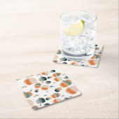 Pumpkin Helloween Einladung Rechteckiger Pappuntersetzer (Vor Ort)