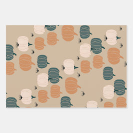 Pumpkin Helloween Geschenkpapier Set