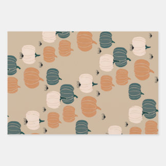 Pumpkin Helloween Geschenkpapier Set