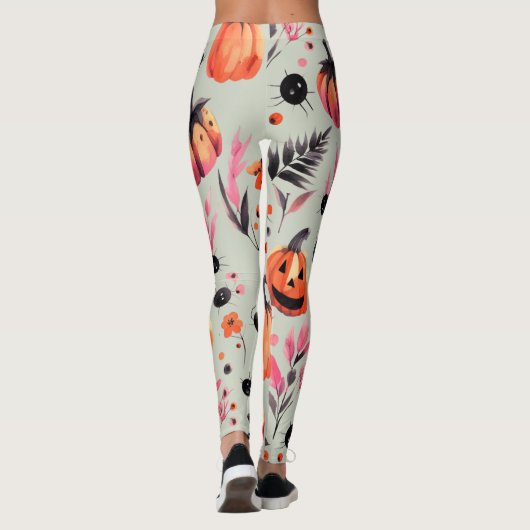 Pumpkin Helloween Leggings (Rückseite)
