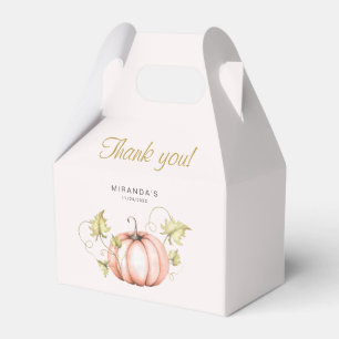 Pumpkin Herbst Babydusche Gefälligkeitsbox Geschenkschachtel