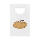 Pumpkin Herbst Geldbeutel Flaschenöffner (Rückseite)
