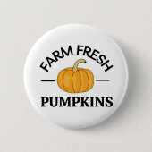 Pumpkin Herbst Herbst Button (Vorderseite)