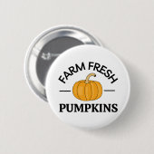Pumpkin Herbst Herbst Button (Vorne & Hinten)