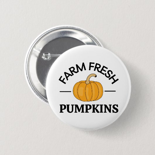 Pumpkin Herbst Herbst Button (Vorne & Hinten)