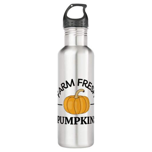 Pumpkin Herbst Herbst Edelstahlflasche (Vorderseite)