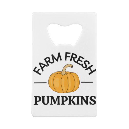 Pumpkin Herbst Herbst Geldbeutel Flaschenöffner (Rückseite)