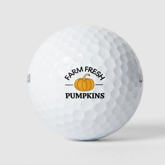 Pumpkin Herbst Herbst Golfball (Vorderseite)