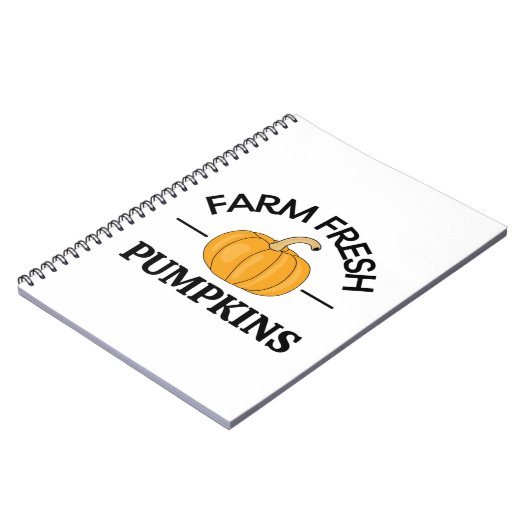 Pumpkin Herbst Herbst Notizblock (Linke Seite)